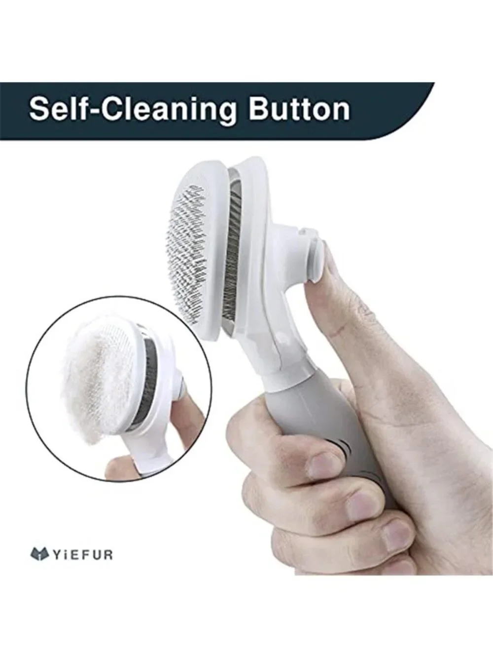 Cat Hair Brush,Cat Brush for Shedding,Soft Silicone Self Cleaning Brushes for